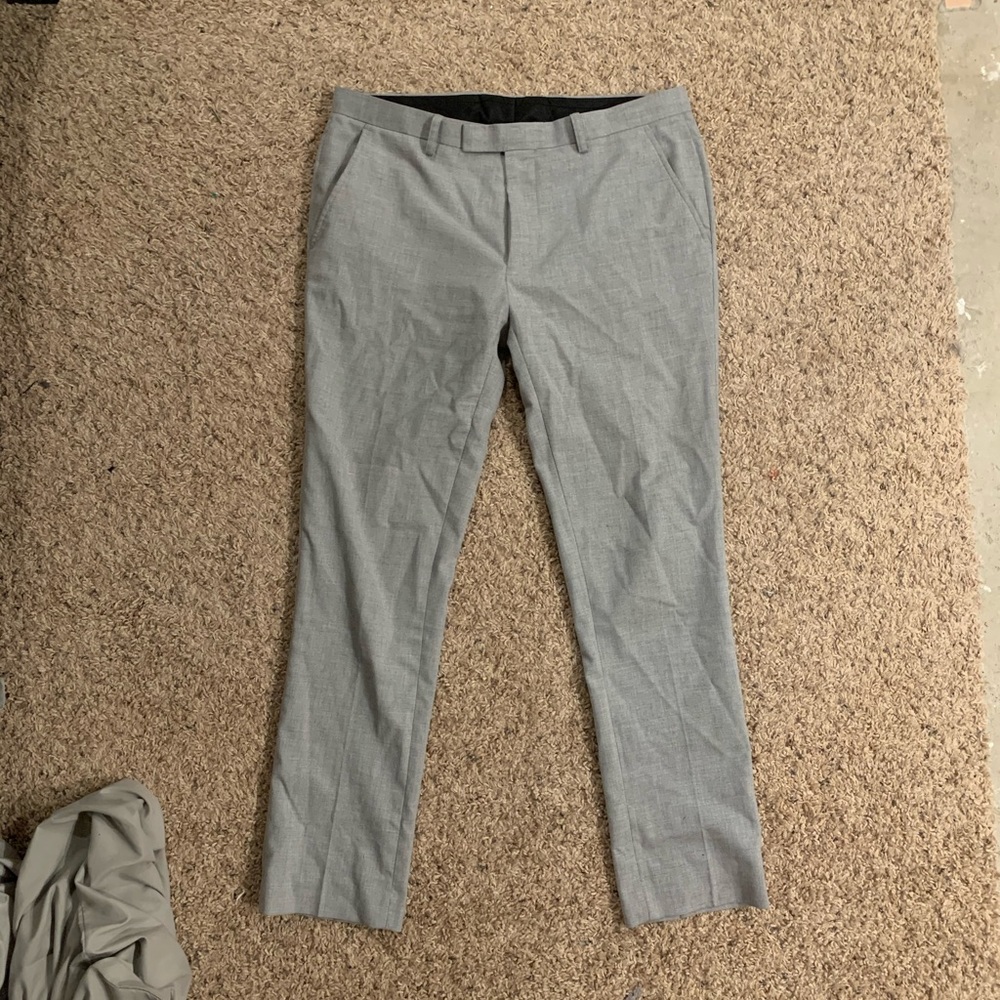 grey dress pants